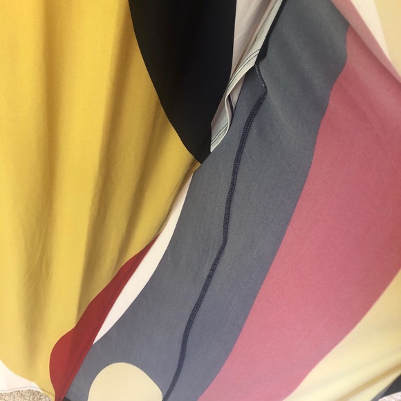 Boston Proper Colorblock Faux Wrap Maxi Dress Sz 4 - Picture 10 of 12